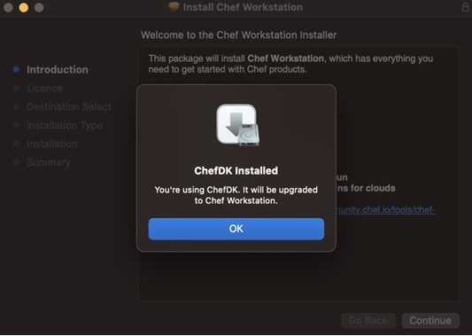ChefDK Installed